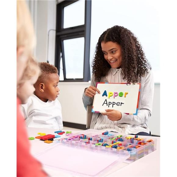 Classroom Magnetic Alphabet Letters Kit 234 Pcs with Double - Side Magnet Board - Picture 5 of 6